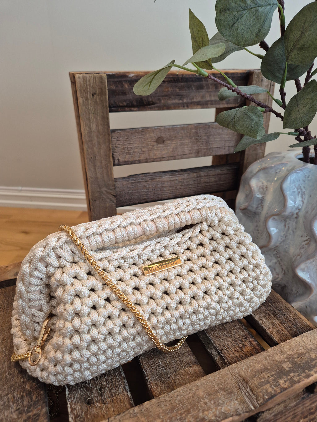 Marmé Lumi clutch (med polyester)