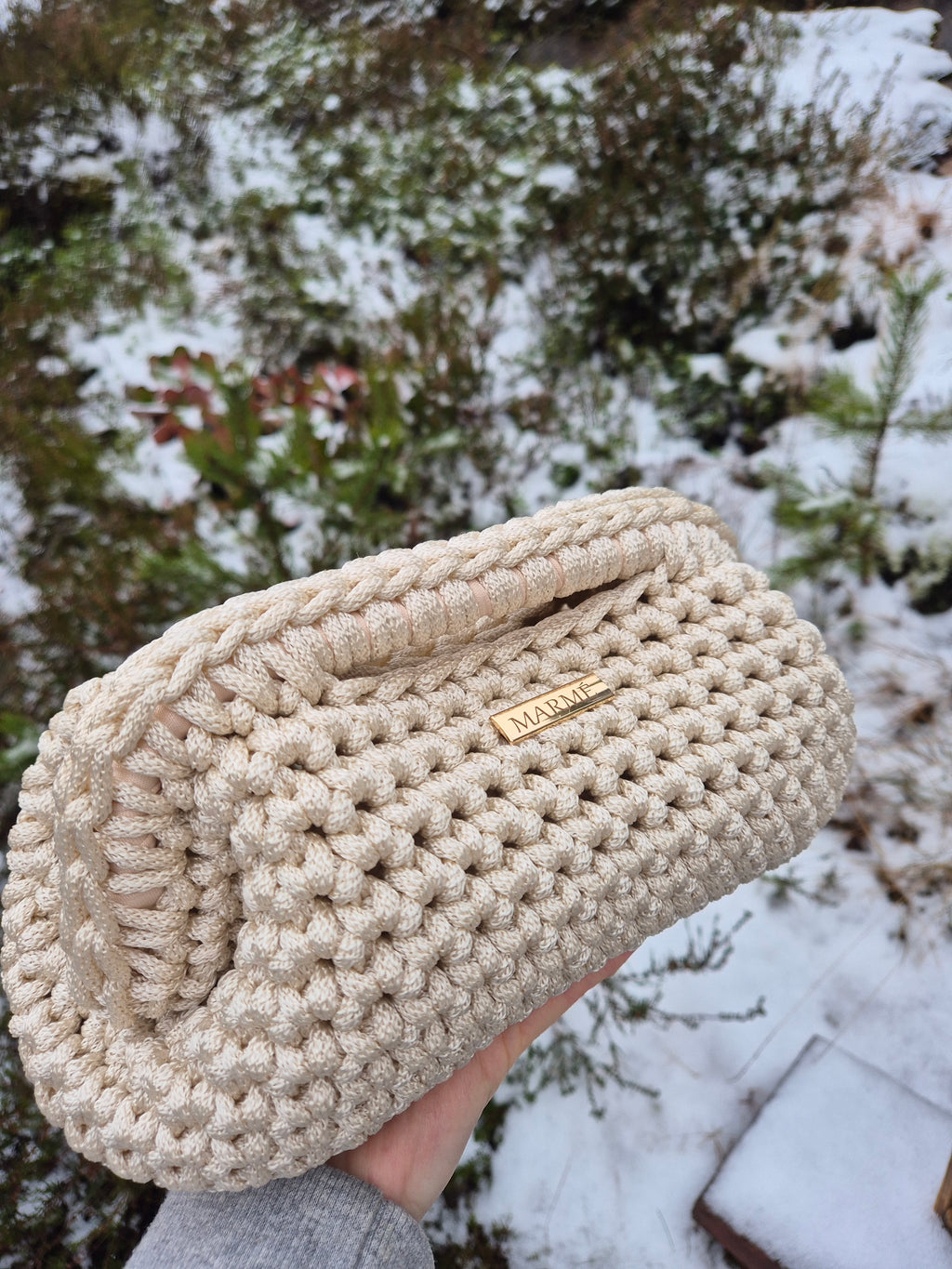 Marmé Lumi clutch (med polyester)
