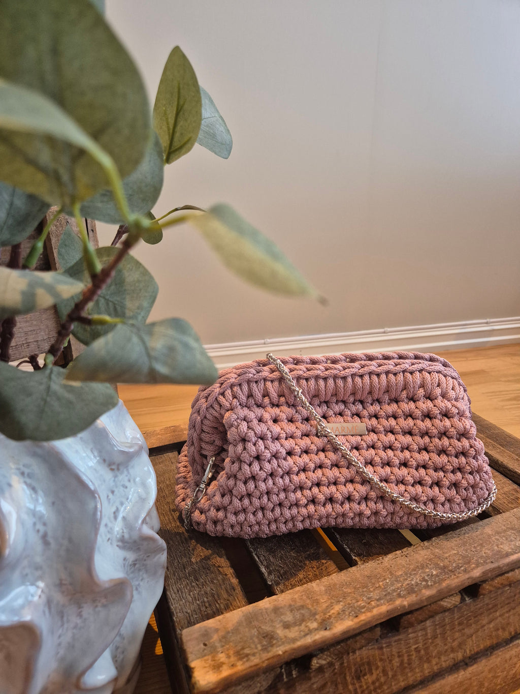 Marmé Lumi clutch (med polyester)