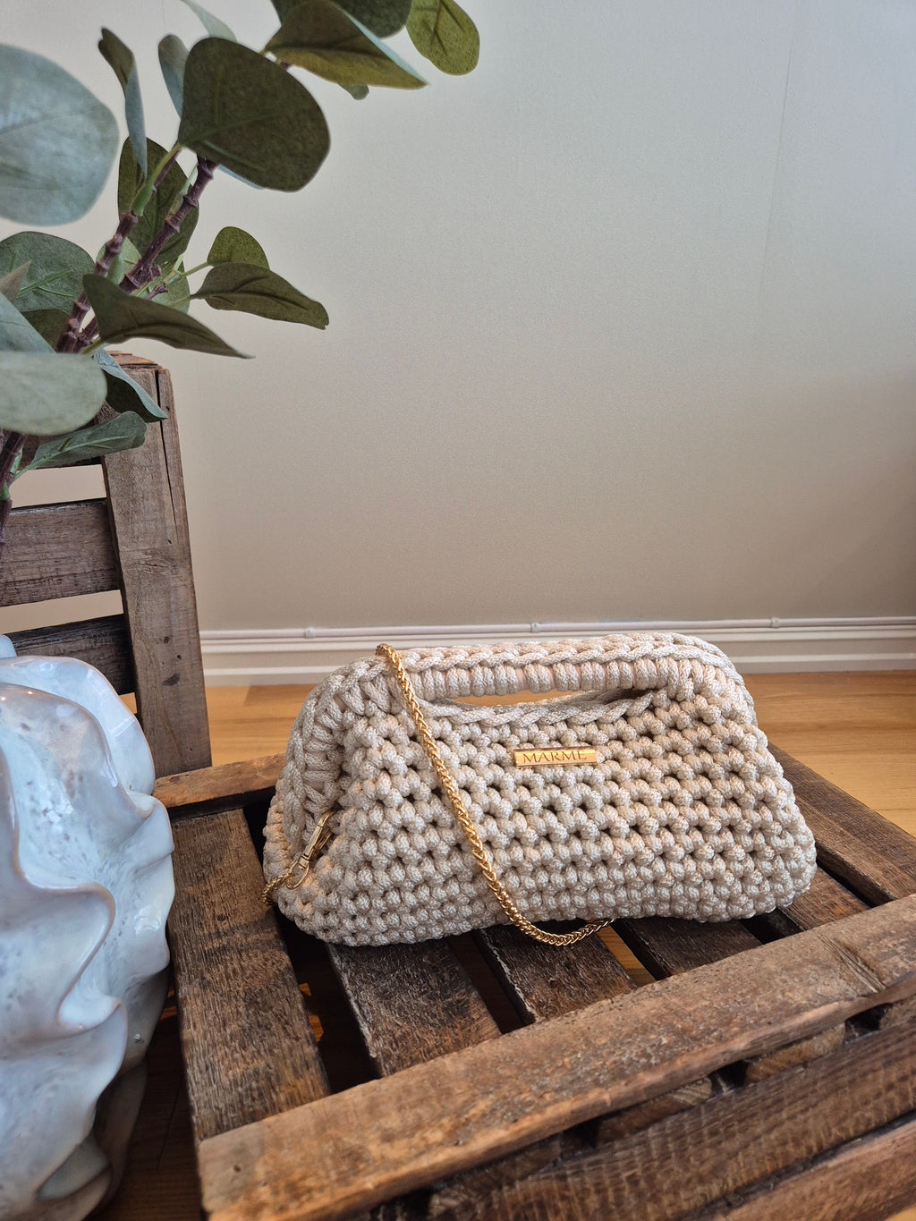 Marmé Lumi clutch (med polyester)