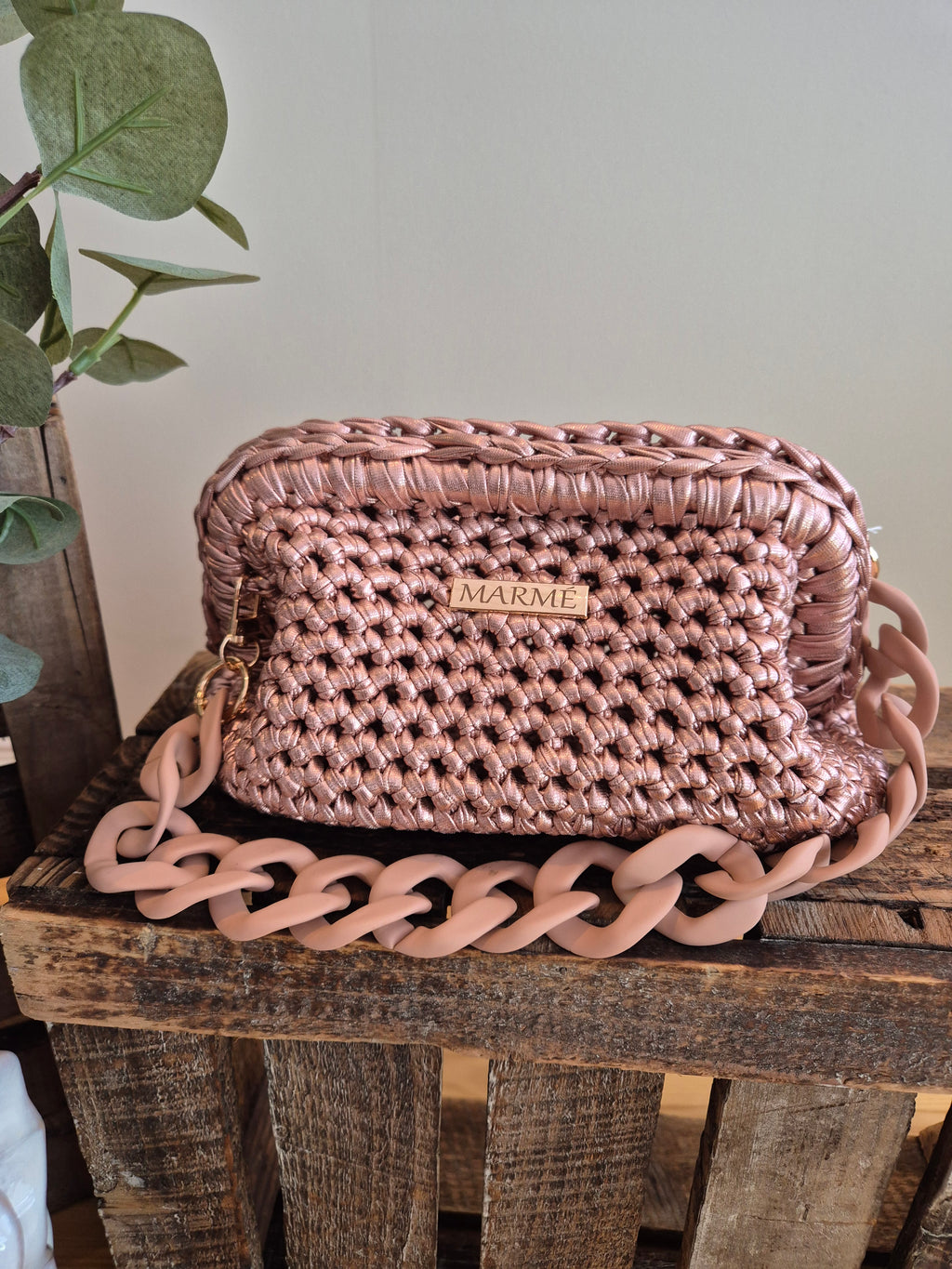 Marmé Lumi clutch med lenke medium