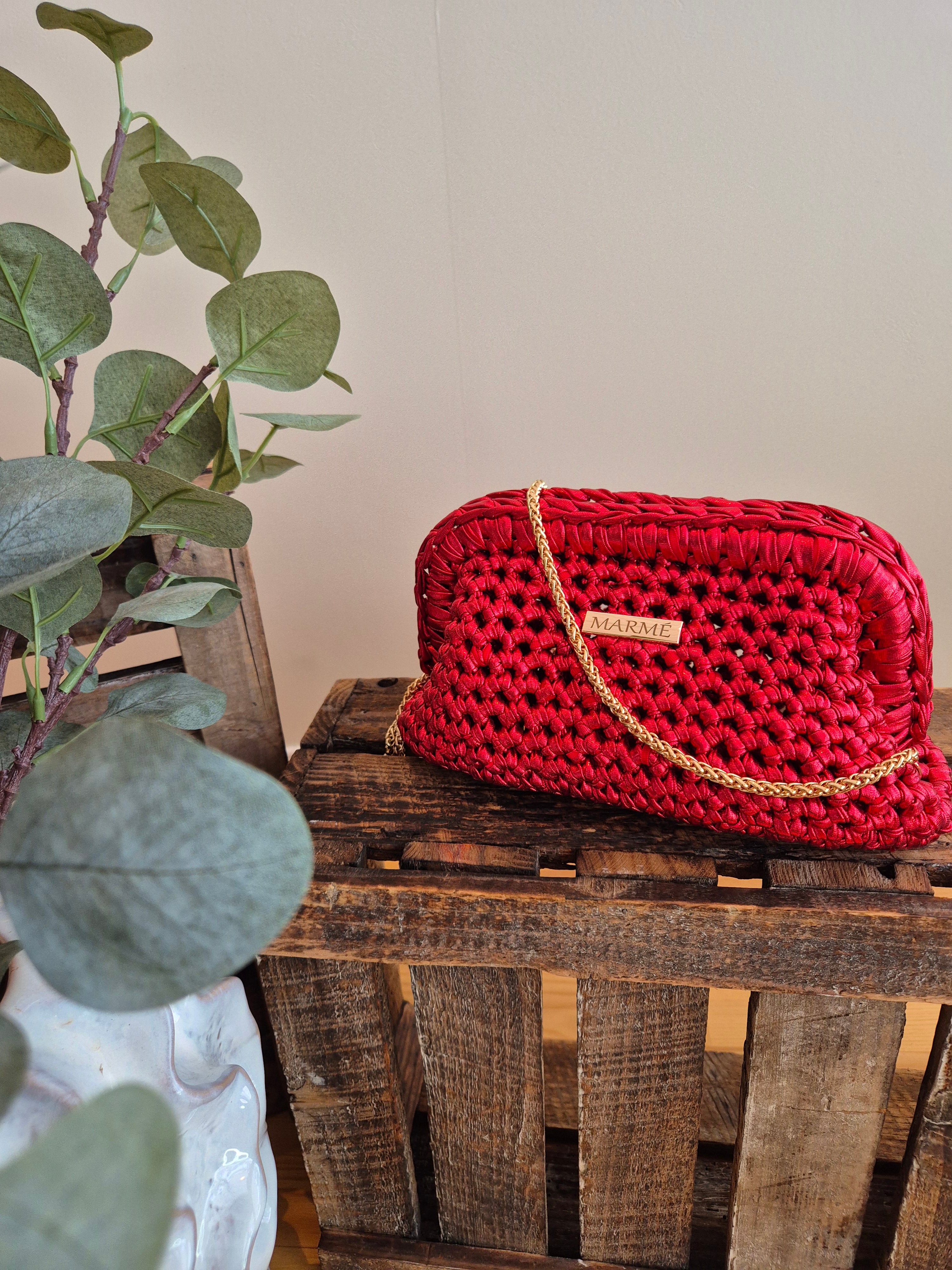 Marmé Lumi clutch med lenke medium